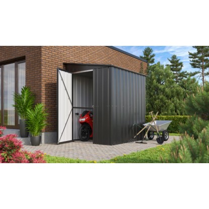 Globel Industries kovinska lopa 6x5 antracit Š x G: 171 cm x 144 cm