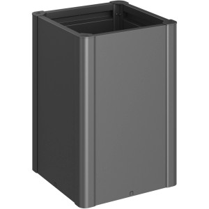 Biohort Visoka greda Belvedere Maxi vel. 50 temno siva kovinska