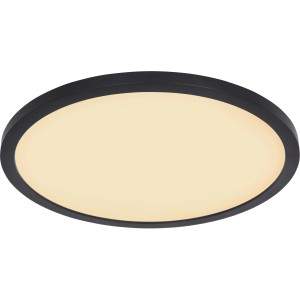 Globo LED-stropna svetilka Sapana Ø 42 cm Črna
