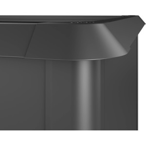 Biohort Zaščita pred polži za visoko gredo 1 m x 1 m temno siva kovinska