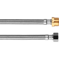 LUX-TOOLS Vezna cev za armaturo 14,9 mm (G 3/8) x 21 mm (R 1/2) x 500 mm