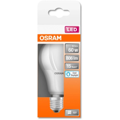 Osram Sijalka LED E27 v obliki žarnice 8,5 W 806 lm 6 x 6 cm (V x Ø)