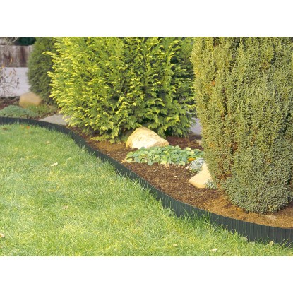 Obroba za trato 9 m x 20 cm zelene barve
