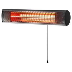 IR grelnik Infrae 1500 W črn z vlečno vrvico