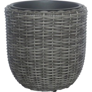 Cvetlični lonec 44 cm x 44 cm x 44 cm siv