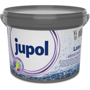 JUB Vrhunsko pralna barva Jupol Latex semi matt bela 2 l