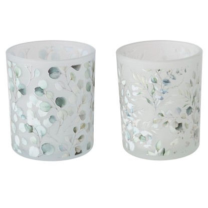 Boltze Svečnik za čajne svečke Eukana majhen 2 vrsti sortiran Ø 7 cm x 8,3 cm