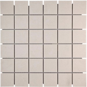 Keramična mozaična ploščica nedrseča bela 30 cm x 30 cm