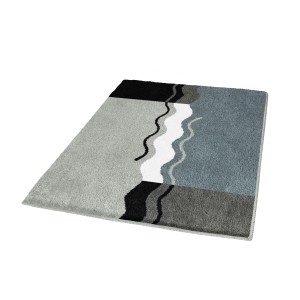 Kleine Wolke Kopalniška preproga Vanessa platinasta 55 cm x 65 cm