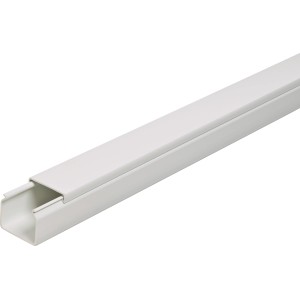 Kabelski kanal 30 mm x 30 mm bel dolžina 2 m