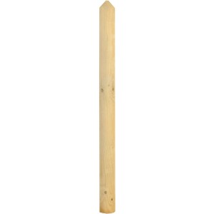 Ograjni steber za lovske in navpične ograje, tlačno impregniran 6 cm x 80 cm