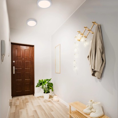 Briloner LED stropna in stenska svetilka Fire mat kromirana topla bela svetloba