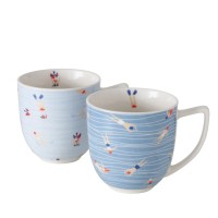 Boltze Skodelica Schwimmer 2 vrsti sortirana Ø 9,5 cm x 13 cm