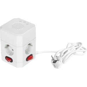 OBI Kocka s 4 vtičnicami in zvočnikom