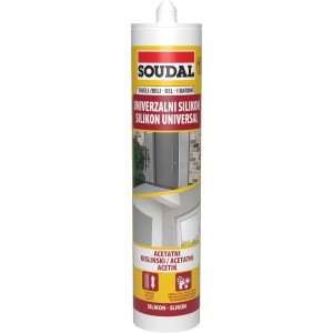 Soudal Univerzalni silikon 280 ml bel