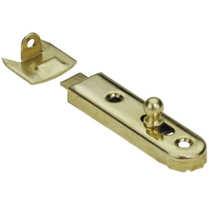 Pohištveni zapah 50 mm prevlečen z medenino 2 kosa