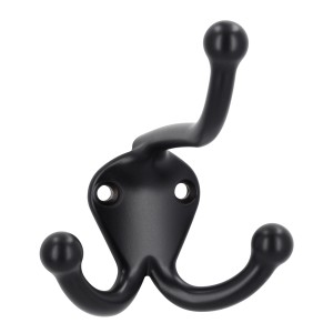 Siro Kavelj za klobuk 581 kovinski Uni črna mat razdalja med luknjami 23 mm