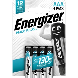 Energizer® Max Plus Alkalna AAA baterija Micro 4 kosi