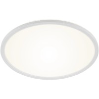 Brilo Stropna svetilka LED Slim 18 W okrogla bela