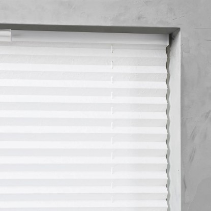 Cocoon Dnevna plise zavesa 20 mm bela 90 cm x 130 cm