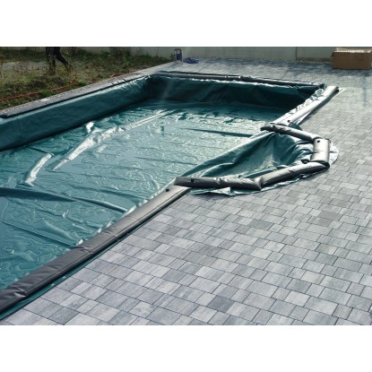 Zimska folija Summer Fun siva za pravokotne bazene 8 x 4 m brez vreč za vodo
