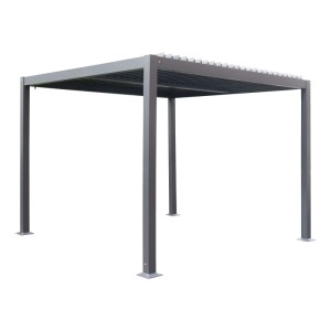 Hesp&eacute;ride Bioklimatska pergola Evonis 3 x 3 m Gris grafit