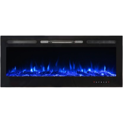 El Fuego LED električni kamin Luzern z ogrevanjem zatemnilen 1,8 kW