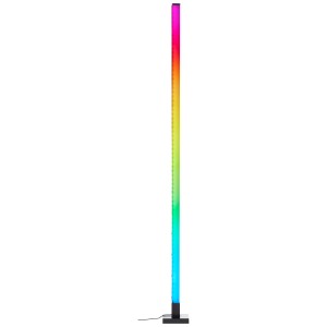 Brilliant Namizna LED svetilka Neele RGB + CCT Ø 12,5 črna