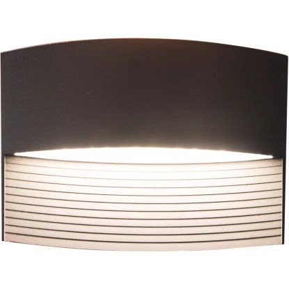 Lutec LED zunanja stenska svetilka Lotus antracitna