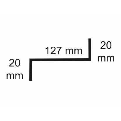 Sarei Z-profil 90° 20/ 127/ 20 HG19
