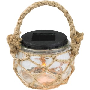 Globo LED Solarna zunanja svetilka Steklo Prozorna