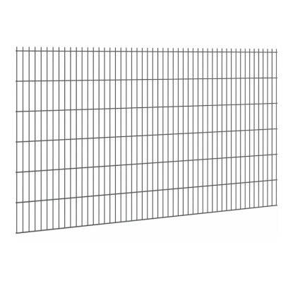 Žična panelna ograja debeline 6/5/6 antracit 123 x 251 cm