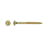 LUX-TOOLS Vijak z ugrezno glavo TX delni navoj, rumeno pocinkan 1 kg, 4,5 x 40 m