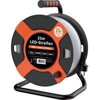 Kabelski boben z 25 m svetlobnim trakom 6.500 K IP65