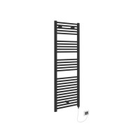 Sanotechnik Električni radiator e-Innsbruck 750 W mat črn 138 x 48 cm