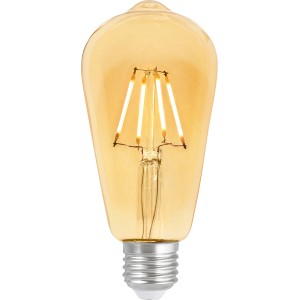 LED-žarnica z nitko zlata ST64 E27/3,7 W (420 lm) Topla bela svetloba ER: A++