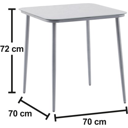 Vrtni set Suriname 3-delni iz jekla