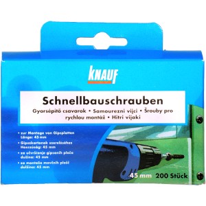 Knauf Suhomontažni vijaki TN 3,5 x 45 mm 200 kos,