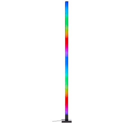 Brilliant Namizna LED svetilka Neele RGB + CCT Ø 12,5 črna