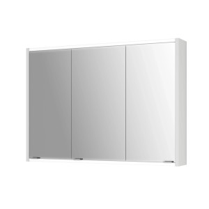 Jokey Omarica z ogledalom Batu 100 cm x 71 cm x 16 cm Bela