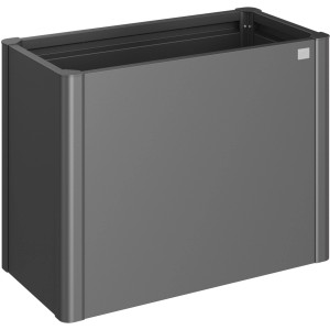 Biohort Visoka greda Belvedere Maxi vel. 100 temno siva kovinska