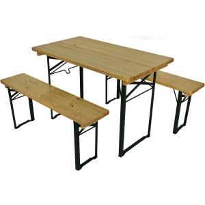 Gasilski komplet za balkon ali teraso s 60 cm široko mizo