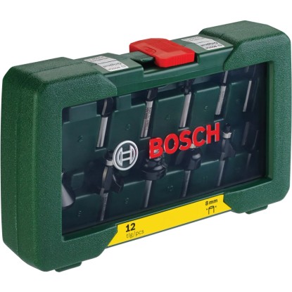 Bosch HM Komplet rezkalnikov Promoline 8 mm gred 12 delni