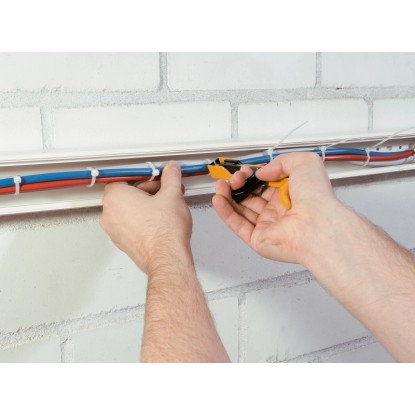 LUX-TOOLS Pištola za kabelske vezice Rdeča