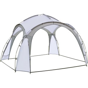 Prireditveni šotor Eldora svetlo siv 3,5 m x 3,5 m x 2,3 m