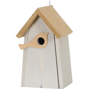 Valilnica s figuro ptice velika FSC® svetlo siva-rjava