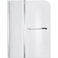 Sanotechnik Predelna tuš stena za kopalno kad 110 cm x 140 cm krom