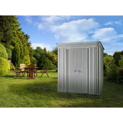 Globel Industries kovinska lopa 6x4 kovinsko srebrna Š x G: 171 cm x 113 cm