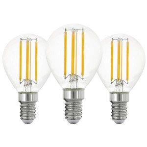 Eglo E14 LED-sijalka P45 7 W 2700 K 806 lm 7,8 cm x Ø 4,5 cm 3-delni komplet