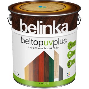 Belinka Debeloslojna lazura za les Beltop UV Plus tik 5 l